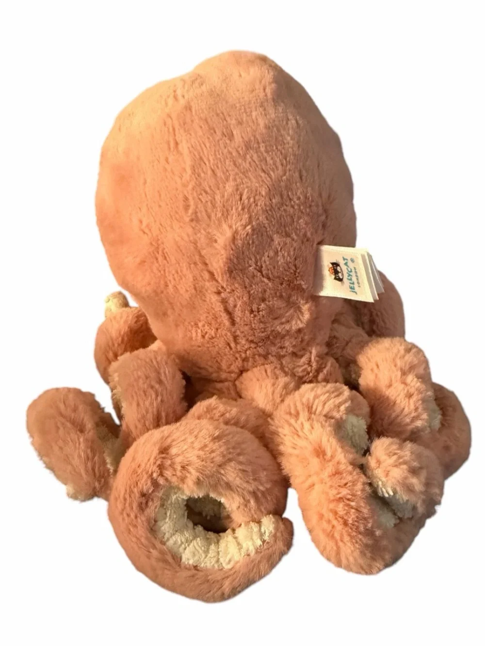 Jellycat London Little Odell Octopus Plush Peach Apricot Pink Blush Sea Creature